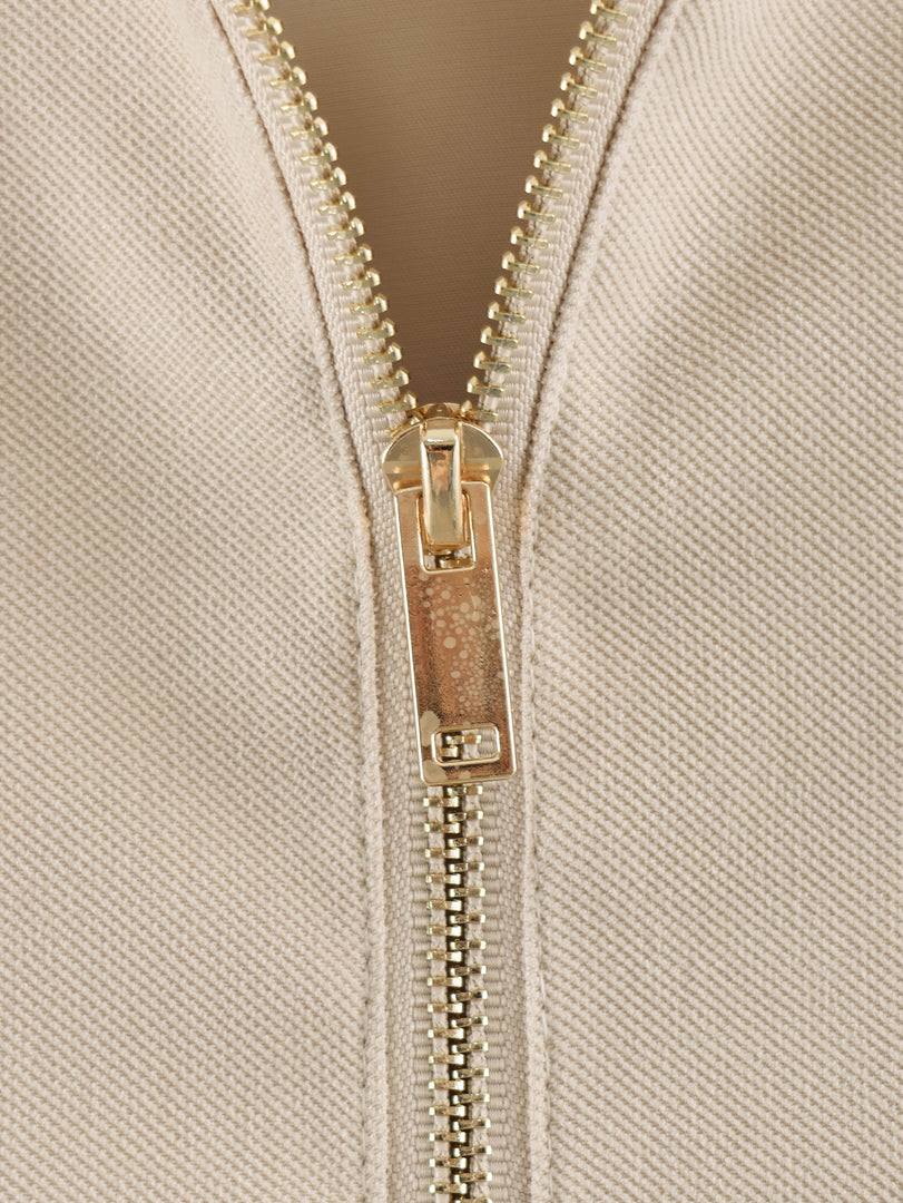 Drawstring Hooded Zip Jacket & Jogger Pants Set Women N6H128