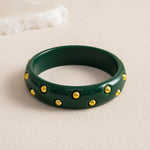 Load image into Gallery viewer, Womens Marbled Round Resin Bracelet N6K147