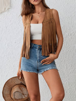 Load image into Gallery viewer, Hippie Fringe Vest Women N6C131