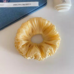 Load image into Gallery viewer, Gentle Ruched Bloom Scrunchie Women N6D007