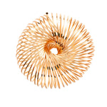 Load image into Gallery viewer, Coil Spring Bangle Iron Openwork Geometric Minimalist S5P126
