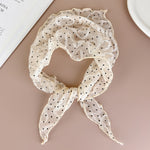 Load image into Gallery viewer, Sheer Polka Dot Mesh Triangle Scarf Romantic Women N6H108
