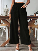 Load image into Gallery viewer, Solid Color Relaxed Fit Pants Women N6D146