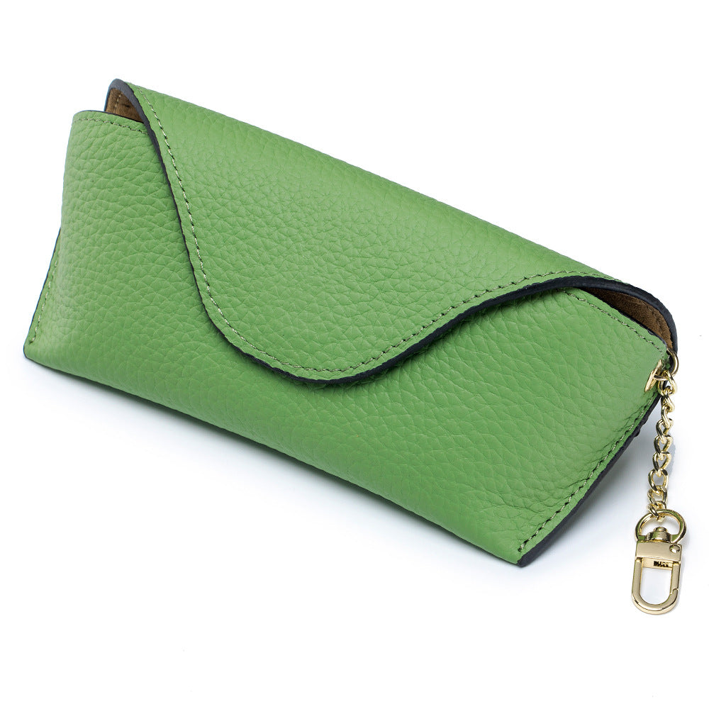 Genuine Leather Creative Portable Sunglasses Case N6C281