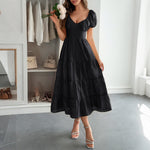 Load image into Gallery viewer, Belted A Line Dress Lightweight Options N5Z736
