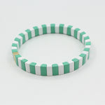 Load image into Gallery viewer, Macaron Elastic Bracelet Dual-Tone Enamel Alloy S5P043
