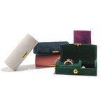 Load image into Gallery viewer, Portable Boucle Fleece Jewelry Box Multi Color S5P949