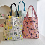 Load image into Gallery viewer, Embroidered Cotton Linen Tote Bag Shoulder N6F150