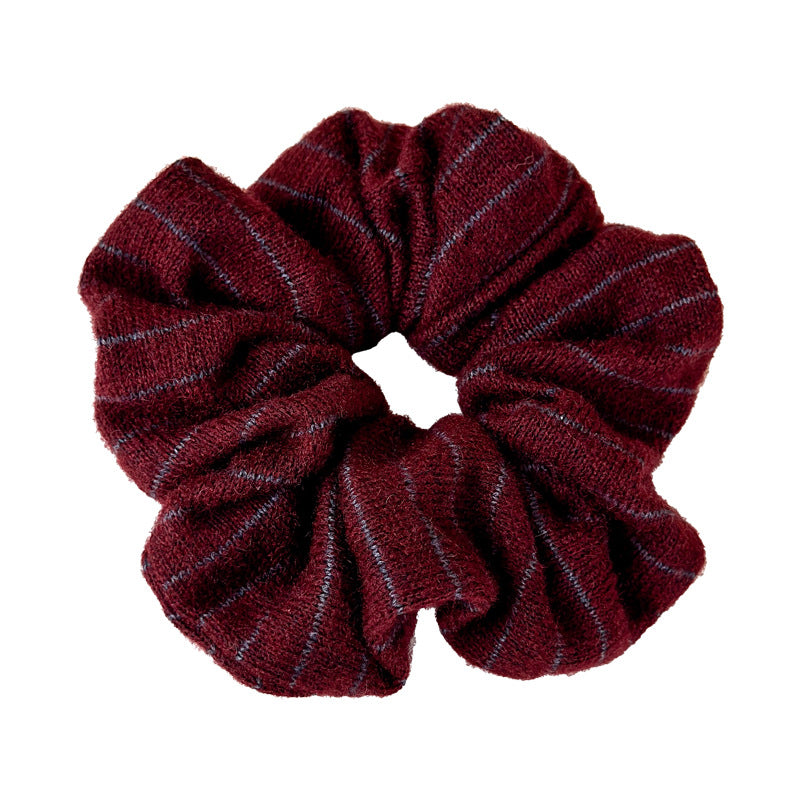 Womens Color Block Striped Knit Scrunchie N6K019