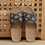 Load image into Gallery viewer, Breathable Anti-Slip Linen Slippers Women Summer N6C231