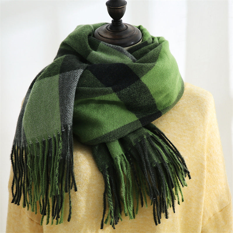 Heavyweight Thermal Shawl in Multiple Colors M5A225
