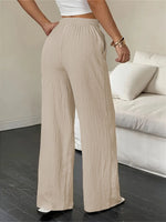 Load image into Gallery viewer, Textured Straight Leg Pants Women N6D147