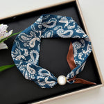 Load image into Gallery viewer, Women's Polyester Faux Silk Polka Dot Neck Scarf N6J148