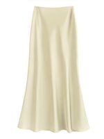 Load image into Gallery viewer, Womens Satin Mermaid Skirt N5Z021