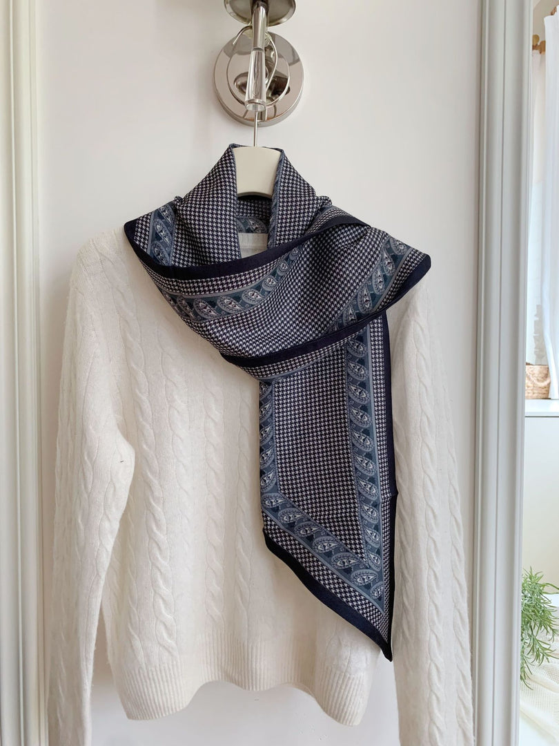 Women's Cotton Linen Printed Scarf Shawl N6J144