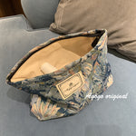 Load image into Gallery viewer, Vintage Floral Jacquard Cosmetic Bag N6K111