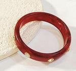 Load image into Gallery viewer, Acrylic Bracelet Rhinestone Colorful Cuff Bangle N6F045