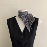 Load image into Gallery viewer, Simple French Thin Stripe Scarf Women Versatile M5A338