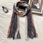 Load image into Gallery viewer, Pleated Gradient Scarf Women Sun Protection N6H247