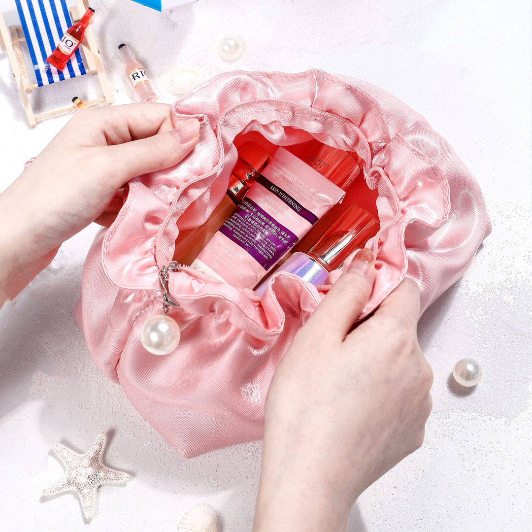 Wrinkle Cloud Makeup Bag Portable Cosmetic Organizer N6F039