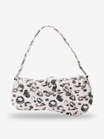 Load image into Gallery viewer, Distressed Leopard Print Asymmetric Hobo Bag Women N6C311