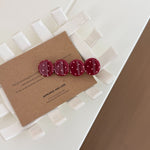 Load image into Gallery viewer, Retro Polka Dot Acetate Hair Clip Side Snap Clip N6F062