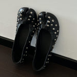 Load image into Gallery viewer, Vintage Split Toe Chunky Heel Mary Jane Shoes Women N6H040