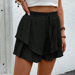 Load image into Gallery viewer, Double Layer High Waist Drawstring Shorts N6F216