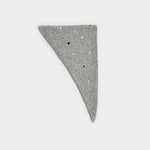 Load image into Gallery viewer, Daisy Floral Wool Blend Knit Triangle Scarf N6K227