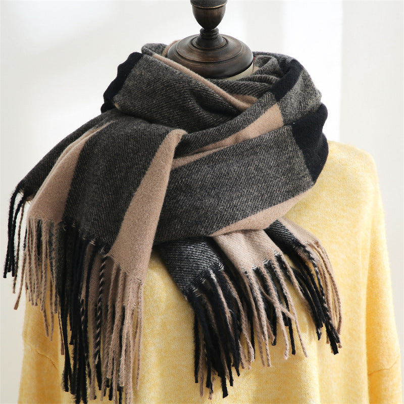 Heavyweight Thermal Shawl in Multiple Colors M5A225