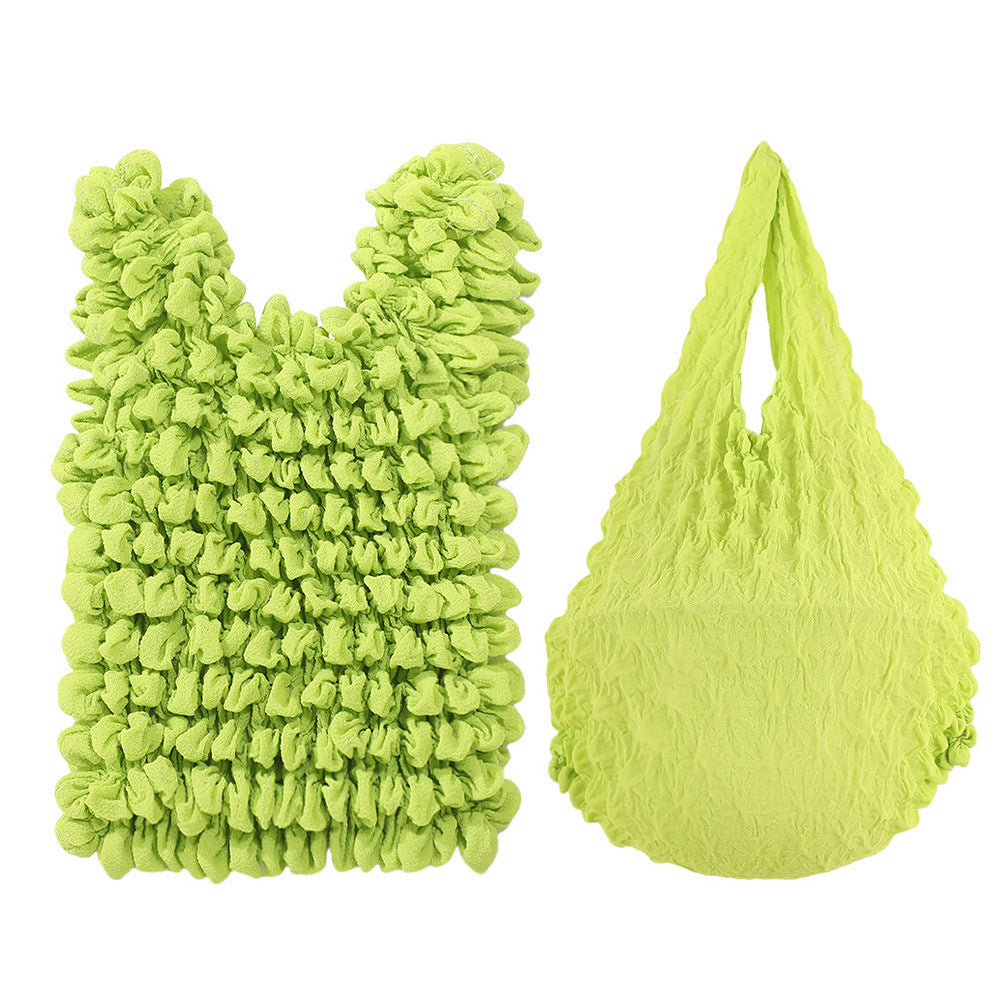 Shirred Expandable Pouch Polyester Multi Color  S5P285
