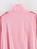 Load image into Gallery viewer, Loose Belted Double-Breasted Stand Collar Coat Women N6H125