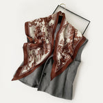 Load image into Gallery viewer, Simulated Silk Herringbone Triangle Scarf Women N6G232