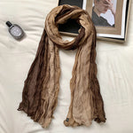 Load image into Gallery viewer, Pleated Gradient Scarf Women Sun Protection N6H247