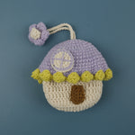 Load image into Gallery viewer, Hand Crochet House AirPods Case Colorful Yarn Pouch N6G079