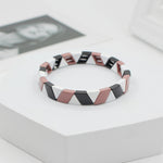 Load image into Gallery viewer, Enamel DIY Bracelet Geometric Elastic Adjustable S5P056