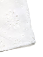 Load image into Gallery viewer, V Neck Eyelet Shirt Women Solid Color N6C105