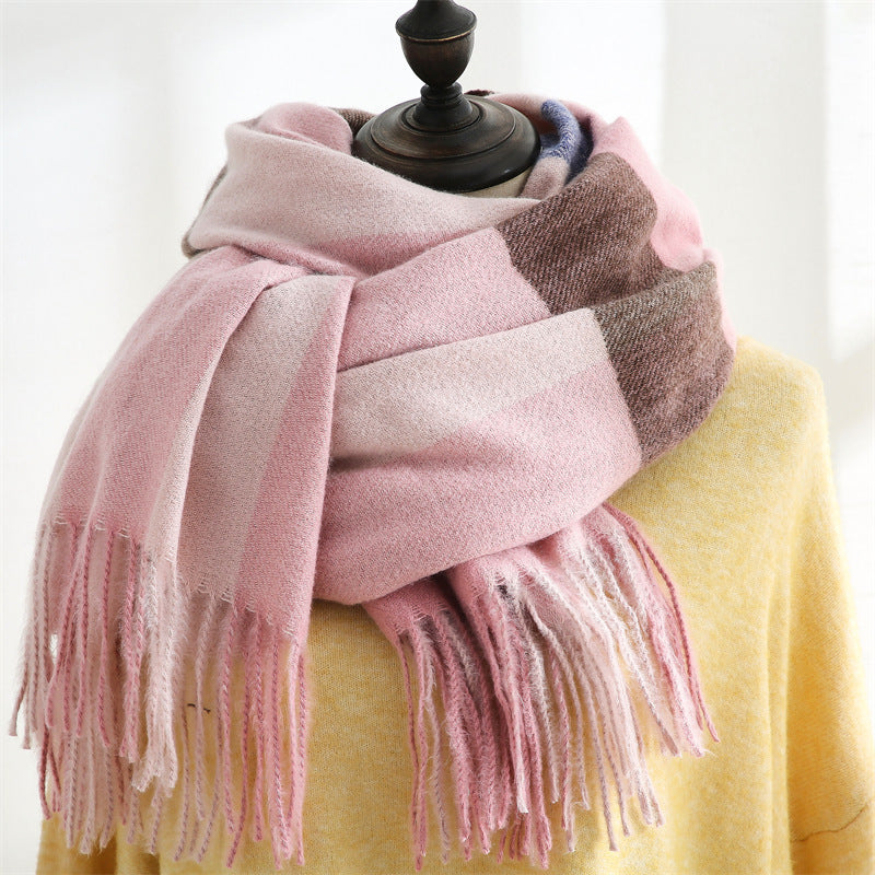 Heavyweight Thermal Shawl in Multiple Colors M5A225