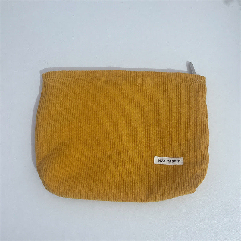 Corduroy Cosmetic Organizer Multi Compartment  S5P323