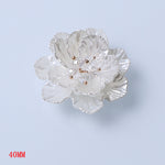 Load image into Gallery viewer, Crystal Lotus Pearl Shirt Cuff Cover Beaded Button N6G122