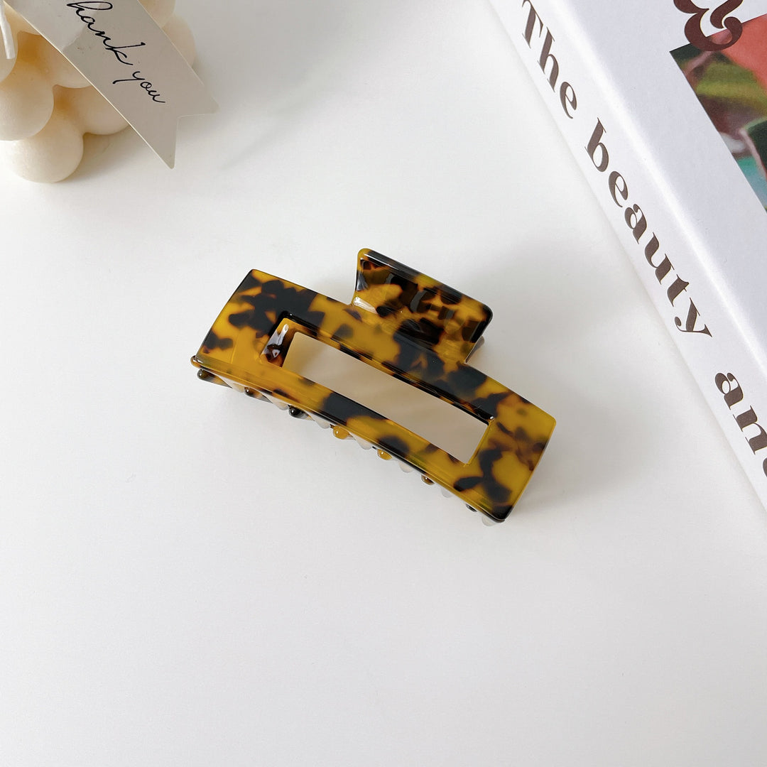 Square Acetate Hair Claw Clip Women N6C353