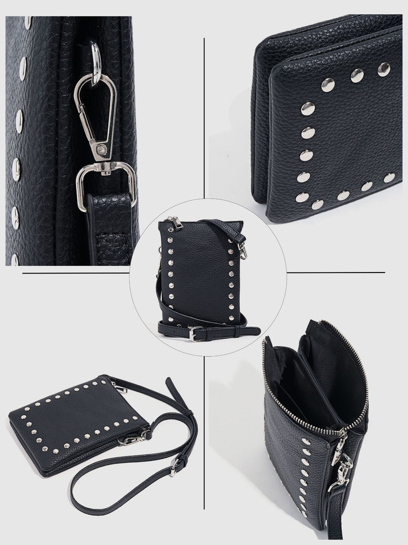 Rivet Mini Crossbody Phone Bag Women N6C030