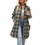 Load image into Gallery viewer, Checked Overshirt Open Front Lightweight N5Z339
