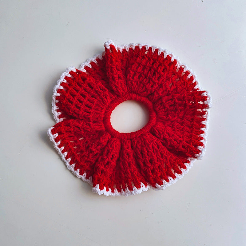 Soft Knit Polyester Continuous Loop Hair Tie S5P436