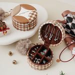 Load image into Gallery viewer, Portable Maillard Coin Jewelry Box Women S5P689