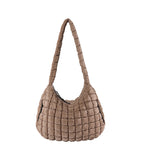 Load image into Gallery viewer, Puffer Tote Bag Capacity Mult Pocket Shoulder Bag S5P713