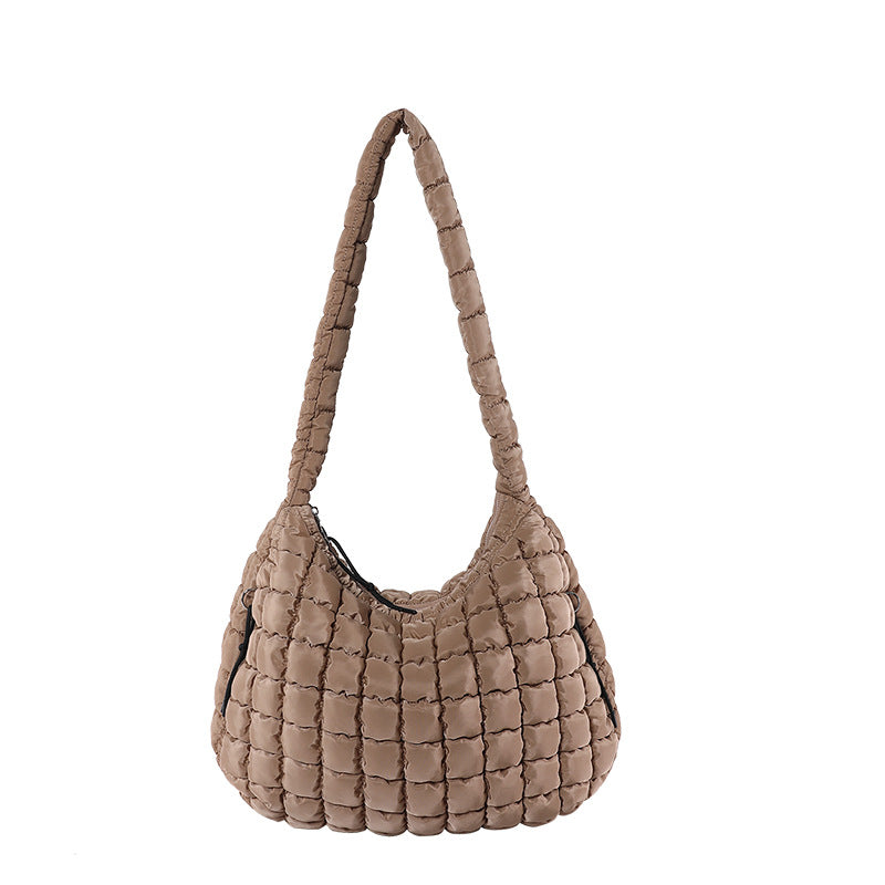 Puffer Tote Bag Capacity Mult Pocket Shoulder Bag S5P713