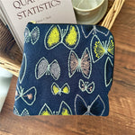 Load image into Gallery viewer, Floral Cotton Pouch YKK Zipper Multipurpose N6F154