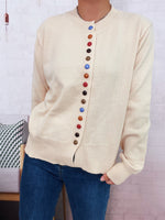 Load image into Gallery viewer, ColorBlock Button Cardigan Lightweight Options N5A209
