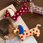 Load image into Gallery viewer, Dog Print Duckbill Hair Clip Women N6C374